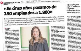 entrevista Muriel Artabe La Voz de Galicia | EJE&CON