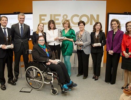 EJE&CON otorga los Premios al Talento Sin Género a AXA, Hispasat, Ecoembes, al TD Segunda edición de tve y una mención especial a Ana María Llopis