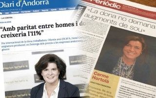 Intervención evento Andorra Rosa Allegue y Carme Hortalá