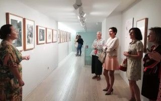 Visita Exposición "Dibujantas" Foro Deporte y Cultura