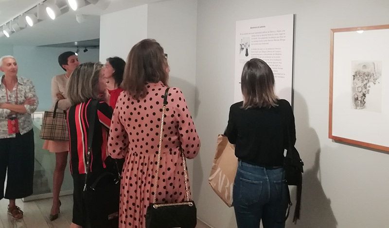 Visita Exposición "Dibujantas" Foro Deporte y Cultura