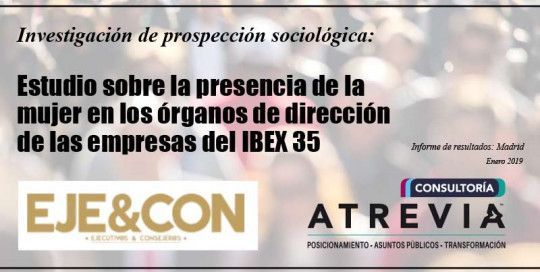 Primer Estudio presencia mujeres directivas en IBEX35