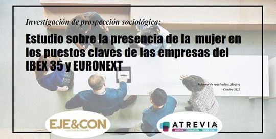 Informe presencia mujeres en IBEX 35 y Euronext